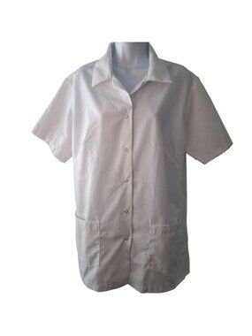 Pinnacle Image Lab Coat Medical Jacket Large Smock Uniform Doctor Nurse